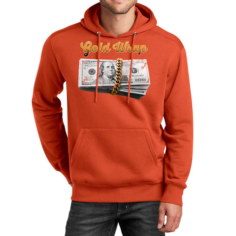 Gold Wrap Money Chain Unisex Hoodie by glealcongerj | Artistshot