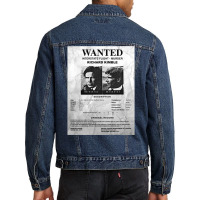 Wanted Fugitive Flyer R Kimble Men Denim Jacket | Artistshot