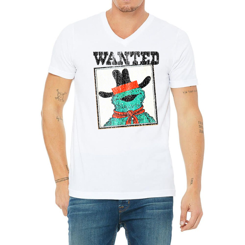 Wanted Monster Cookie V-neck Tee | Artistshot