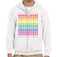 Cute 100 Days Of School And Still Loving It Hearts 100th Day T Shirt Youth Zipper Hoodie | Artistshot