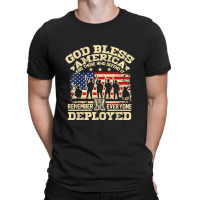 Red Friday God Bless America Remember Everyone Deployed T-shirt | Artistshot