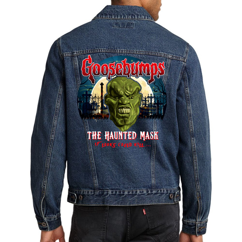 Goosebumps The Haunted Mask Men Denim Jacket by glealcongerj | Artistshot