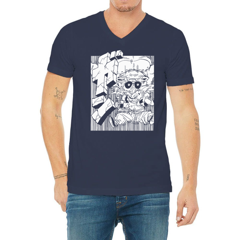 Gotenks Vs Majin Buu V-Neck Tee by glealcongerj | Artistshot