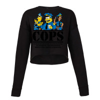 Cops Filmed On Location Cropped Sweater | Artistshot