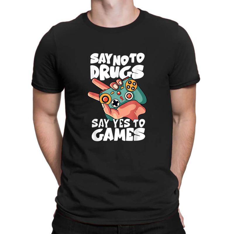 Red Ribbon Squad Week Say No To Say Yes To Video Games T-shirt | Artistshot