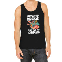 Red Ribbon Squad Week Say No To Say Yes To Video Games Tank Top | Artistshot