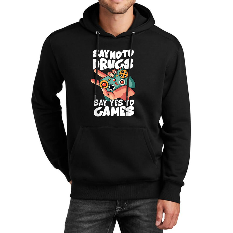 Red Ribbon Squad Week Say No To Say Yes To Video Games Unisex Hoodie | Artistshot