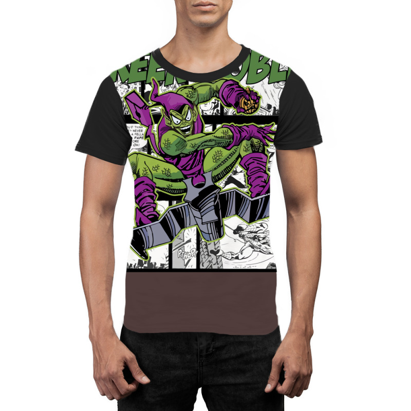 Green Goblin Graphic T-shirt by glealcongerj | Artistshot