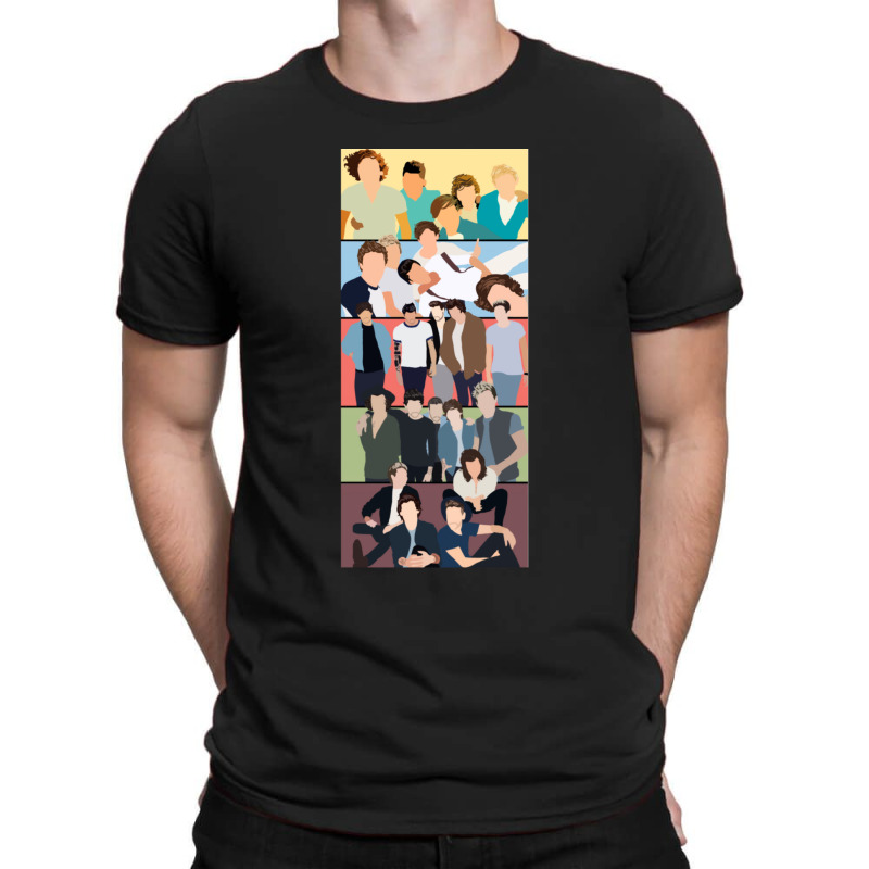 One Direction Album Covers T-shirt | Artistshot