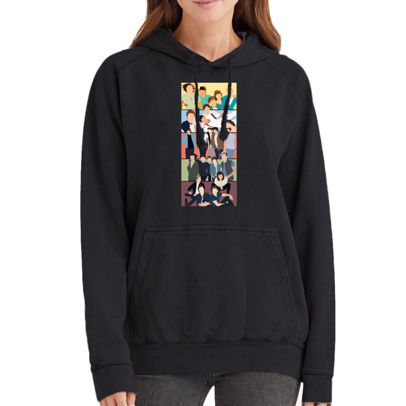 One Direction Album Covers Vintage Hoodie | Artistshot