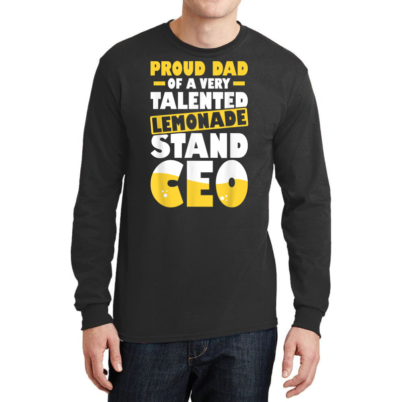 Lemonade Stand For Lemond Stand Founder Lemond Stand Crew T Shirt Long Sleeve Shirts | Artistshot