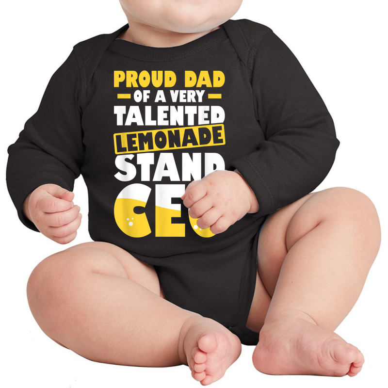 Lemonade Stand For Lemond Stand Founder Lemond Stand Crew T Shirt Long Sleeve Baby Bodysuit | Artistshot