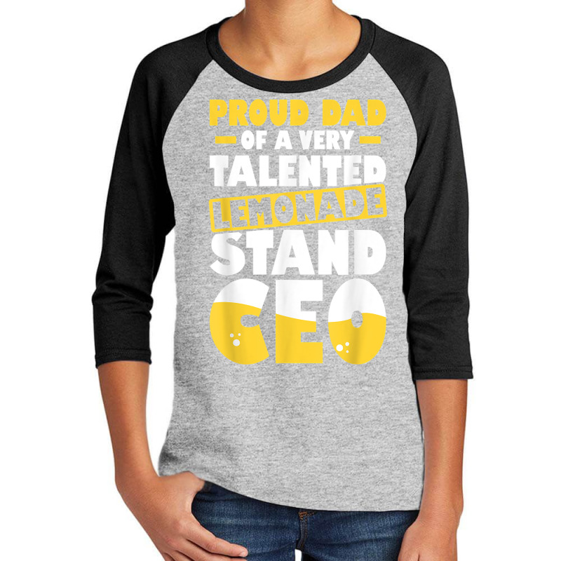 Lemonade Stand For Lemond Stand Founder Lemond Stand Crew T Shirt Youth 3/4 Sleeve | Artistshot