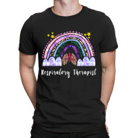 Respiratory Therapist Rainbow Lung Leopard Therapy T-shirt | Artistshot