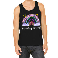 Respiratory Therapist Rainbow Lung Leopard Therapy Tank Top | Artistshot