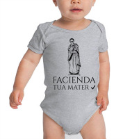 Funny Latin Language To Do List   Tua Mater   Ancient Rome T Shirt Baby Bodysuit | Artistshot