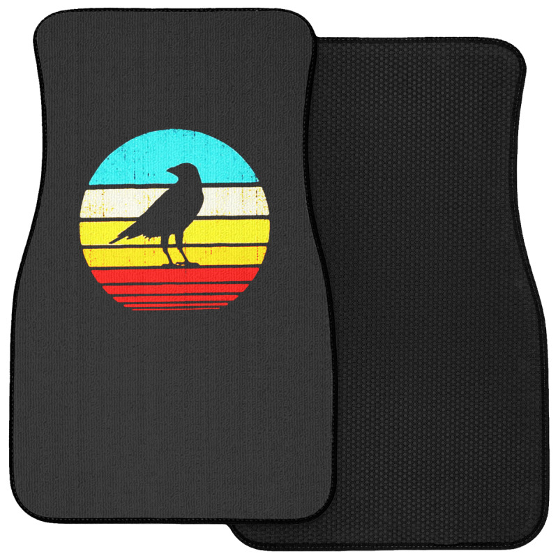 Crow Sunset 1 Front Car Mat | Artistshot