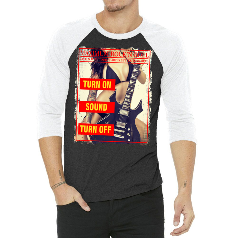 Guitar Sexy Bikini 3/4 Sleeve Shirt by glealcongerj | Artistshot