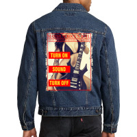 Guitar Sexy Bikini Men Denim Jacket | Artistshot