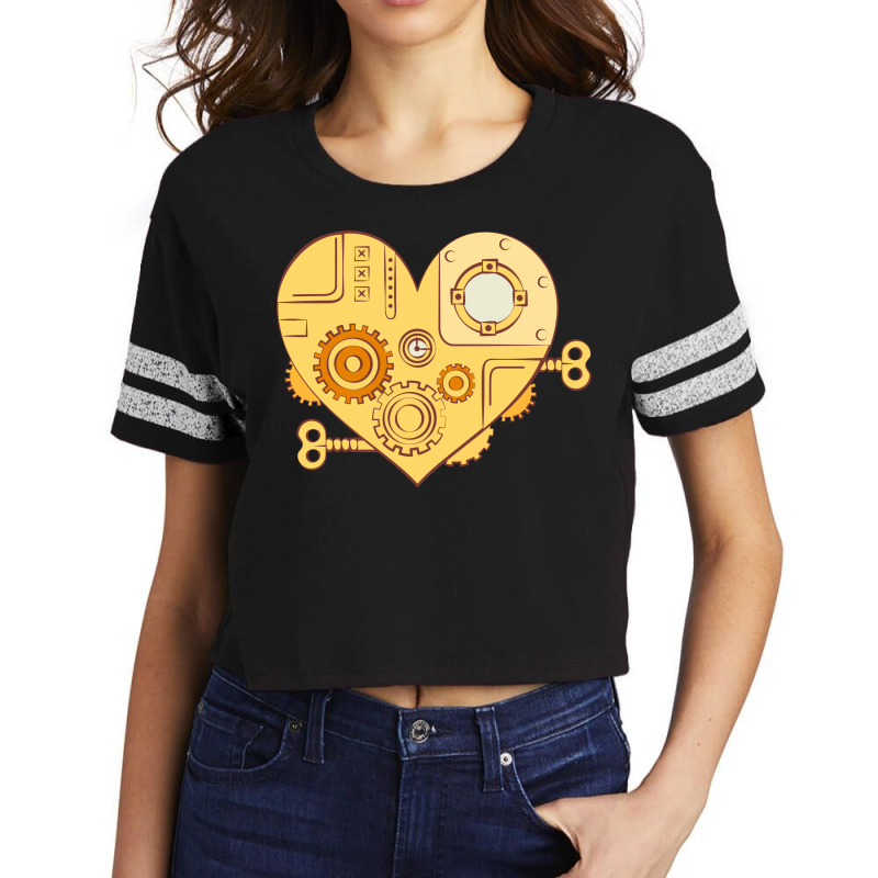 Machine Heart Scorecard Crop Tee by April Shop | Artistshot