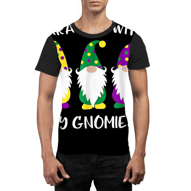 Parading With My Gnomies Mardi Gras Funny Gifts T Shirt Graphic T-shirt by genousuv | Artistshot