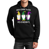 Parading With My Gnomies Mardi Gras Funny Gifts T Shirt Unisex Hoodie | Artistshot