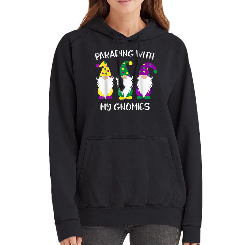 Parading With My Gnomies Mardi Gras Funny Gifts T Shirt Vintage Hoodie by genousuv | Artistshot