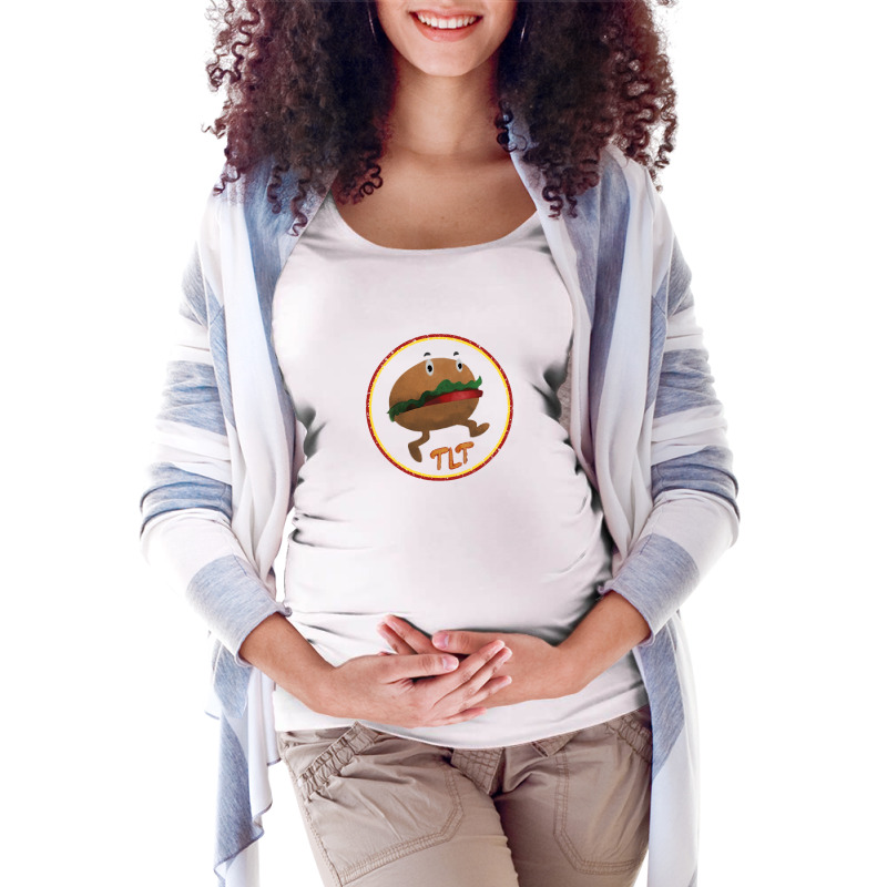 Nona The Ninth Burger Maternity Scoop Neck T-shirt by natashaguzman | Artistshot