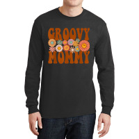 Retro Groovy Mommy Matching Family 1st Birthday Party Long Sleeve Shirts | Artistshot