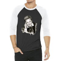 Dieter In Black And White 3/4 Sleeve Shirt | Artistshot