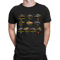 Top Ten Best Ww2 Tanks M4 Sherman Panzer Iv Tiger Ii T-34 T-shirt | Artistshot