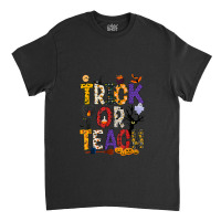 Retro Trick Or Teach Teacher Halloween Costume Men Women Classic T-shirt | Artistshot