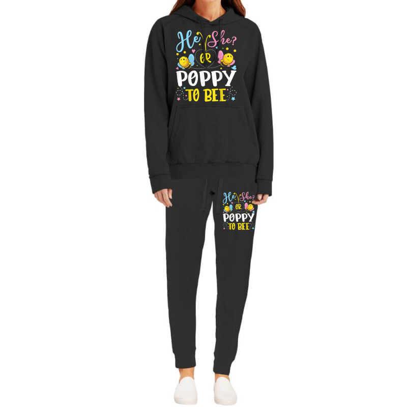 He Or She Poppy To Bee Gender Reveal Funny T Shirt Hoodie & Jogger Set | Artistshot