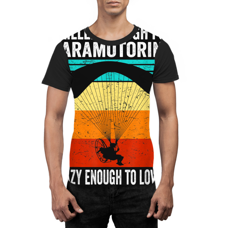 Skilled Enough For Paramotoring Vintage Paramotor Graphic T-shirt | Artistshot