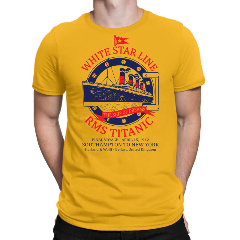 White Star Line   Titanic T-shirt | Artistshot