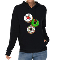 Christmas Donut Party Lightweight Hoodie | Artistshot