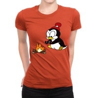 Chilly Willy Woodfire   Woody Woodpecker Ladies Fitted T-shirt | Artistshot