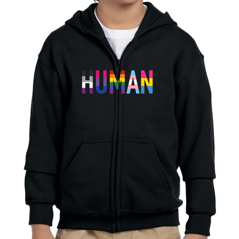 Human Youth Zipper Hoodie by RichardAllenLaursen | Artistshot