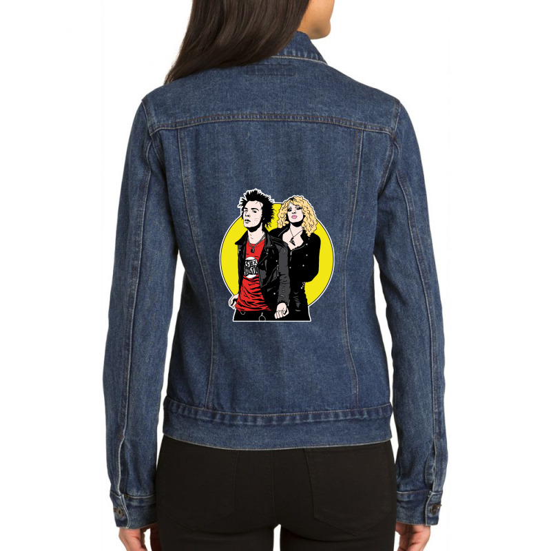 Sid N Nancy Ladies Denim Jacket by FranklinTepper1 | Artistshot