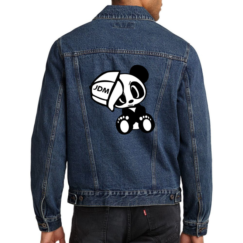 14 7cm 15 2cm Font B Panda B Font Font B Jdm B Font Vinyl Cute Men Denim Jacket | Artistshot