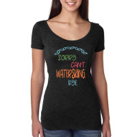 Sorry Can't Waterskiing Bye Women's Triblend Scoop T-shirt | Artistshot