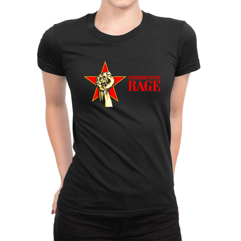 Prophets Of Rage American Rap Rock Supergroup 51 Ladies Fitted T-Shirt by AngelinoGuron | Artistshot