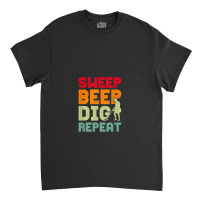 Sweep Beep Dig Repeat Metal Detecting Classic T-shirt | Artistshot