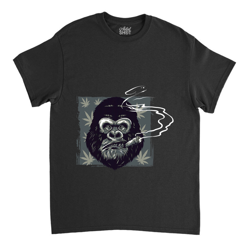 Smoking Angry Monkey Classic T-shirt by AURRADILLARD | Artistshot