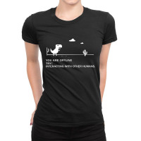 Offline Game Ladies Fitted T-shirt | Artistshot