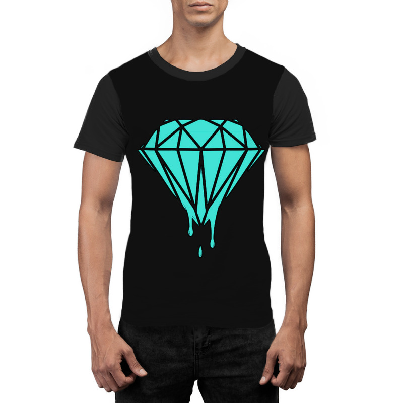 Drippin' Diamond Graphic T-shirt | Artistshot