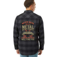 Funny Detectorist Metal Detecting Detectoring Flannel Shirt | Artistshot