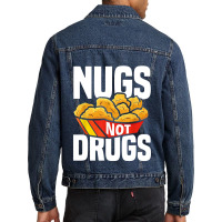 Chicken Nugget Party Men Denim Jacket | Artistshot