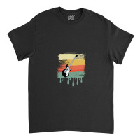 Electric Guitar Vintage Dripping Classic T-shirt | Artistshot