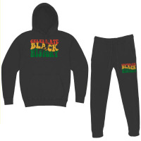 Retro Wavy Celebrate Black History Bhm African Pride T Shirt Hoodie & Jogger Set | Artistshot